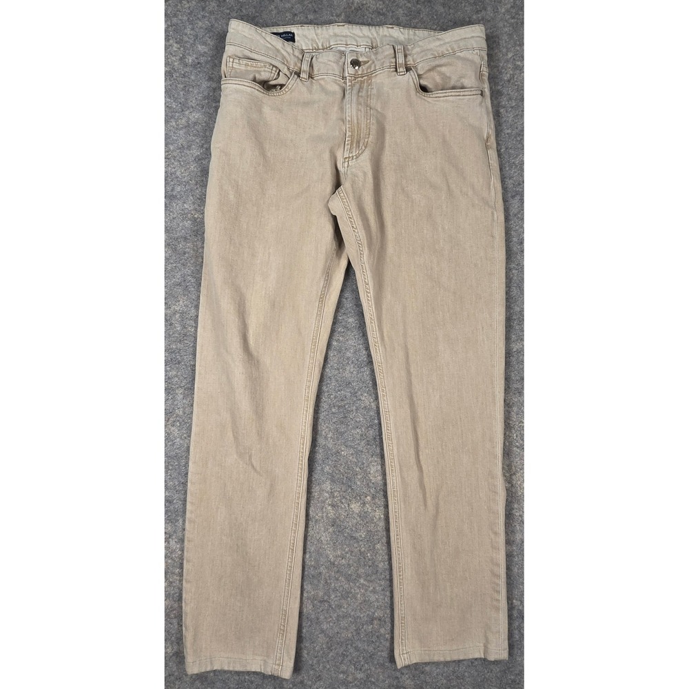 Peter Millar Crown Crafted Mens 35x32 Khaki Tan 5 Pocket Stretch Golf Pants